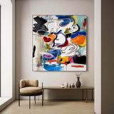 Graffiti Abstract Canvas Art Colorful Abstract Graffiti Wall Art Abstract Graffiti Street Canvas Oil Painting