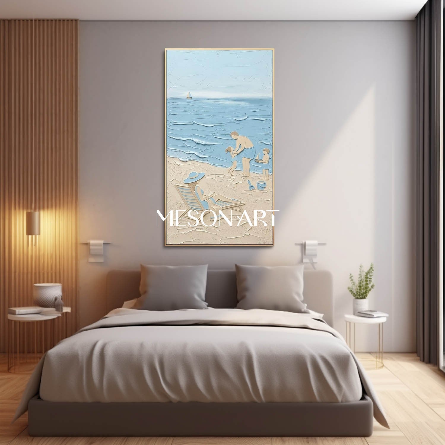 Living Room Statement Art, Bedroom Cozy Decor, Beach House Decor, Art Gift, Executive Space Art