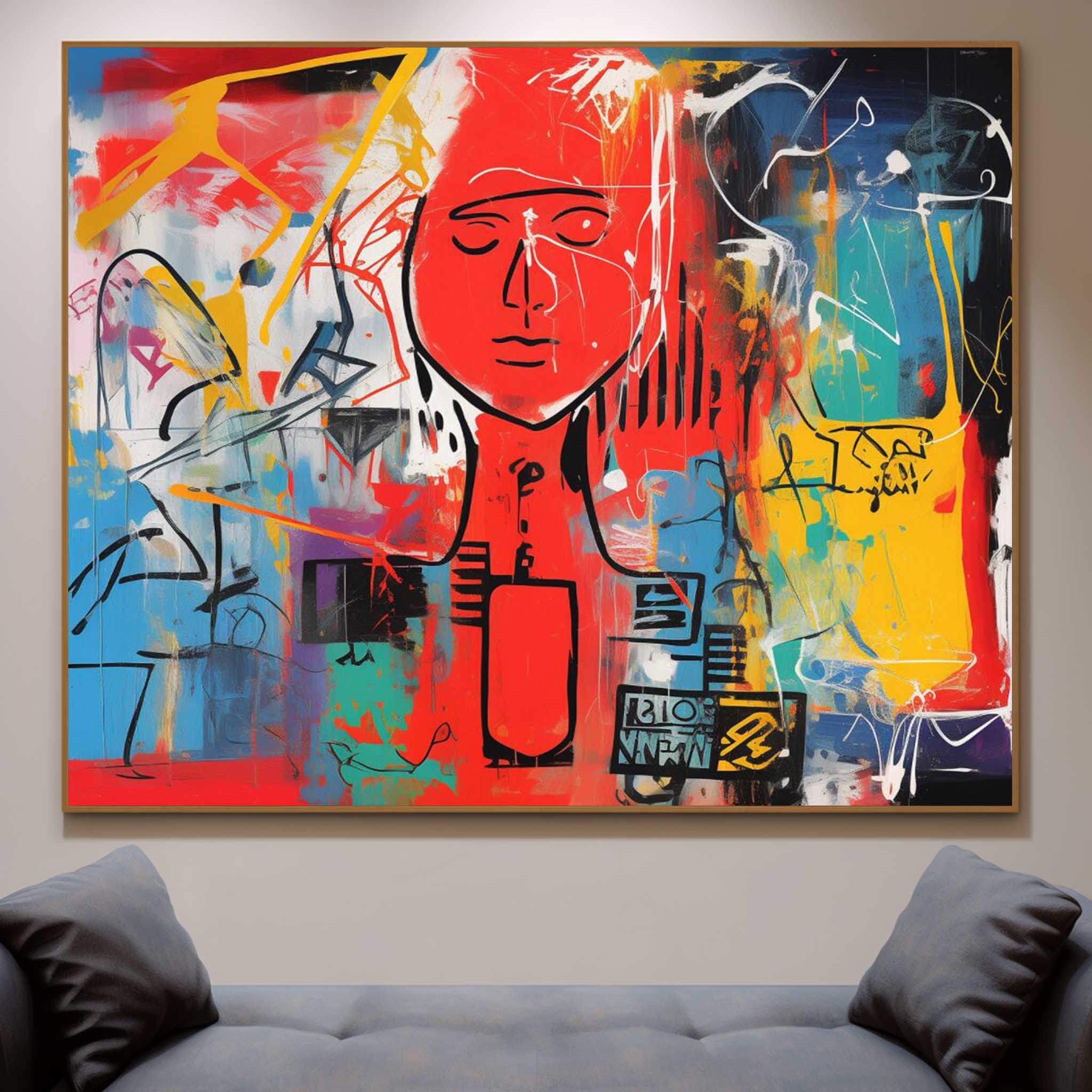 Large Pop Wall Art for Sale Fun Pop Canvas Art Cool Pop Abstract Art Original Pop Art