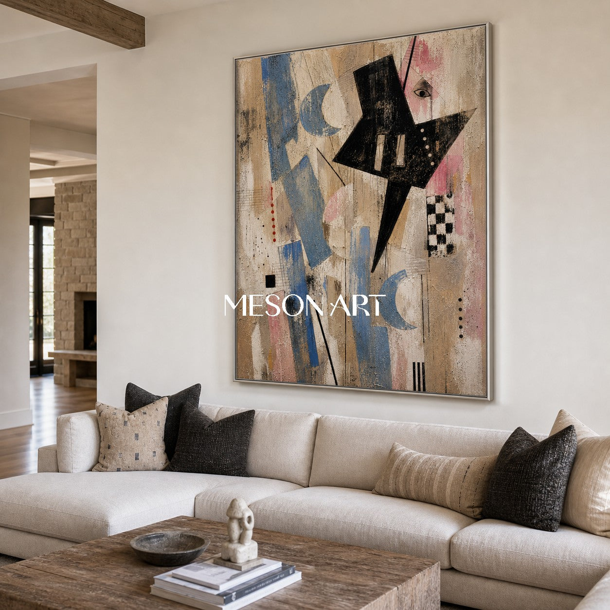 Urban Abstract Graffiti Art With Expressionist Depth For Modern Living Spaces