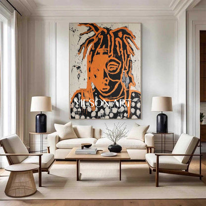 Minimalist Abstract Expressionism Painting Modern Framed Wall Art