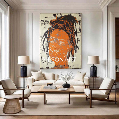 Contemporary Pop Art Abstract Expressionism Painting Ready to Hang