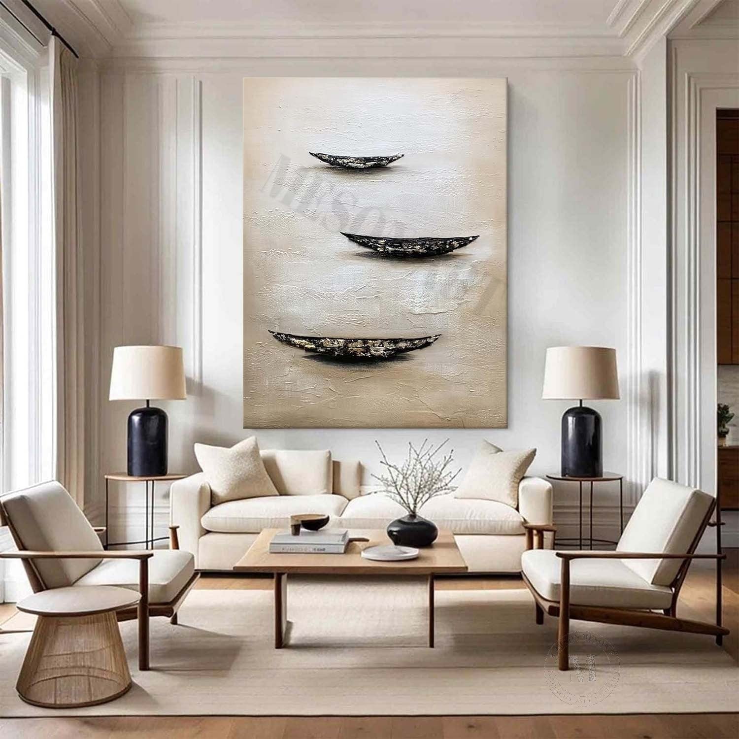 Boat Minimalist Abstract Art for Sale Boat Abstract Wall Art Decor Boat Minimalist Painting