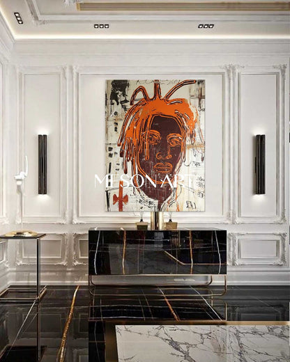 Contemporary Pop Art Ready to Hang Modern Street Art Office Wall Decor