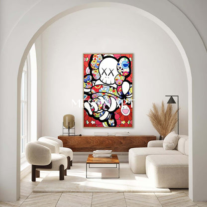 Kwas Pop Portrait Canvas Art Kwas Pop Portrait Abstract Wall Decor Paintings for Sale