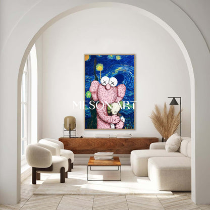 Kwas Pop Art for Sale Van Gogh Starry Sky Modern Canvas Wall Art Decoration Painting