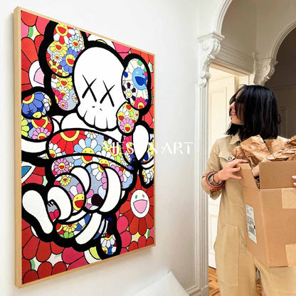 Kwas Pop Portrait Canvas Art Kwas Pop Portrait Abstract Wall Decor Paintings for Sale