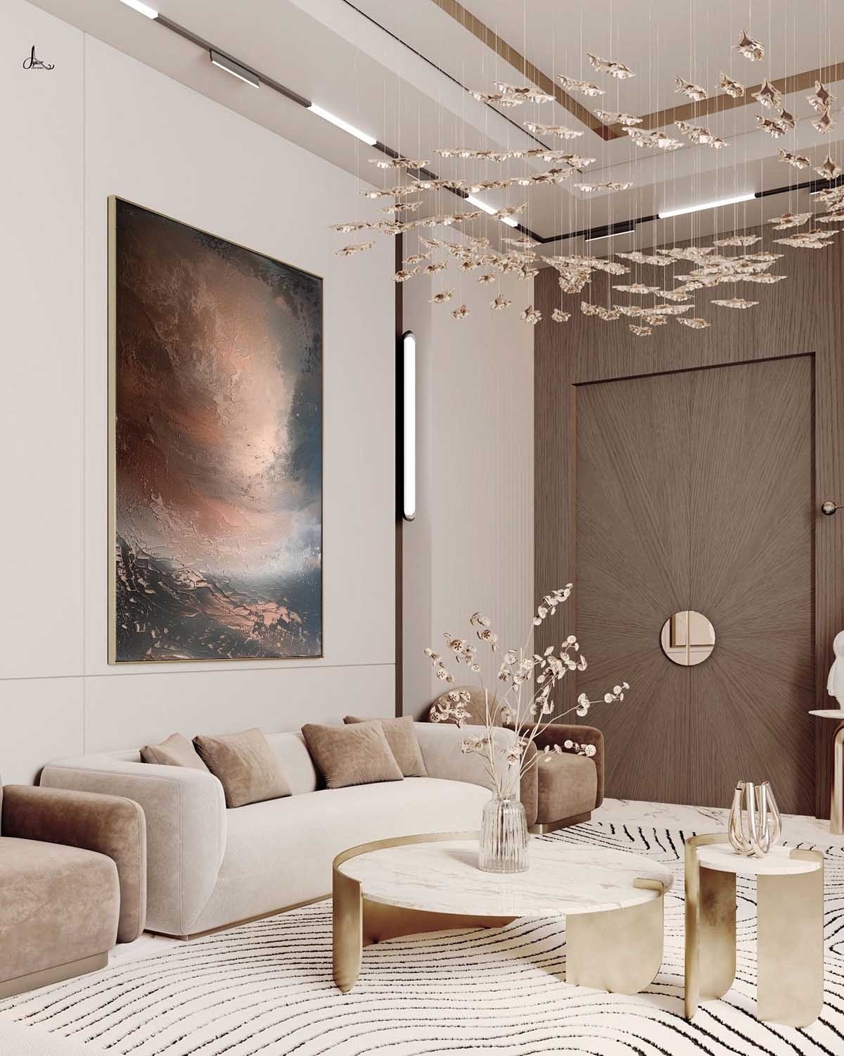 Landscape Textured Abstract Art Wabi-Sabi Wall Art Decor Texture Abstract Minimalist Oil Painting On Canvas