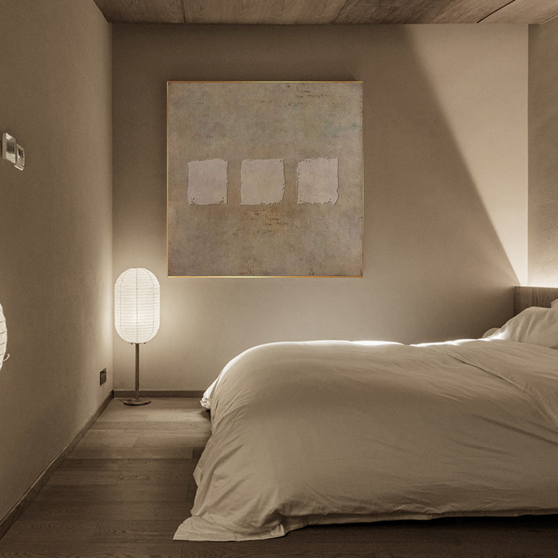 3D Wabi Sabi abstract painting Brown Wall Art Brown Painting Brown Abstract Art Canvas 3D Texture Earth Tone art