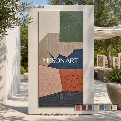 Minimalist Wabi Sabi Wall Art With Natural Textures For Modern Living Spaces