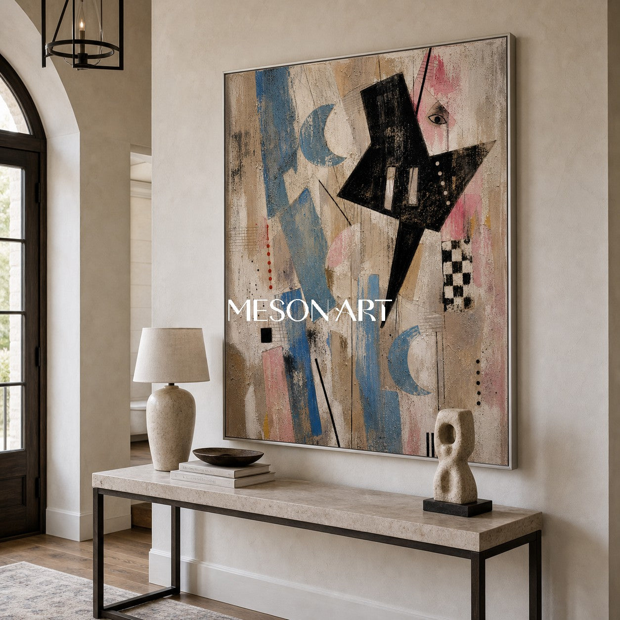 Urban Abstract Graffiti Art With Expressionist Depth For Modern Living Spaces