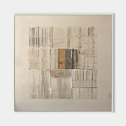 Beige Abstract Art on Canvas for Sale Beige Minimalist Wall Art Beige Abstract Texture Painting