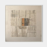 Beige Abstract Art on Canvas for Sale Beige Minimalist Wall Art Beige Abstract Texture Painting