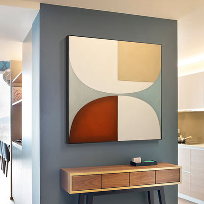 Modern Minimalist Wall Art Beige Minimalist Abstract Painting Beige Oil Painting Modern Abstract Art