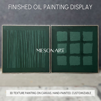 green wall art Wabi-Sabi Wall Art green painting green abstract art canvas green abstract art canvas minimalist painting 3d texture wall art