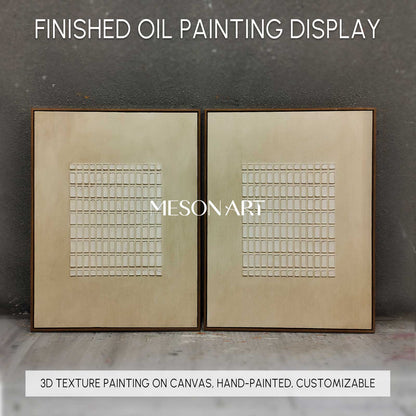 Large 3D Green Textured Painting Green Textured Wall Art Wabi-Sabi Art Green 3D Minimalist Art
