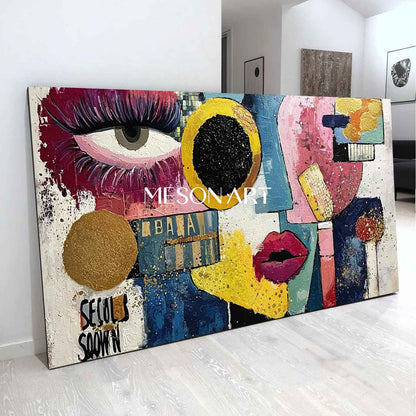 Extra Large Picasso Style Paintings Picasso Pop Wall Art Decor For Sale Picasso Abstract Canvas Art