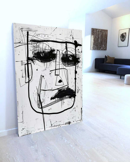 Basquiat Graffiti Abstract Canvas Art Basquiat Graffiti Abstract Wall Hanging Painting