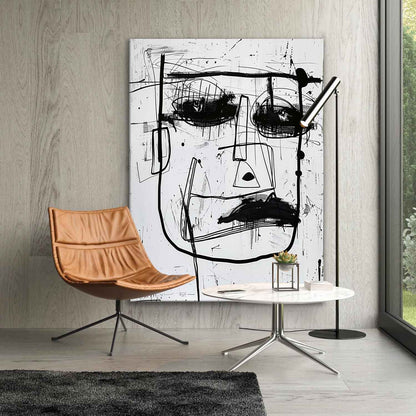 Basquiat Graffiti Abstract Canvas Art Basquiat Graffiti Abstract Wall Hanging Painting