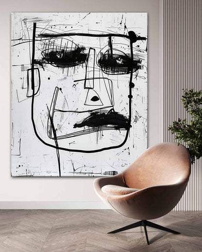 Basquiat Graffiti Abstract Canvas Art Basquiat Graffiti Abstract Wall Hanging Painting