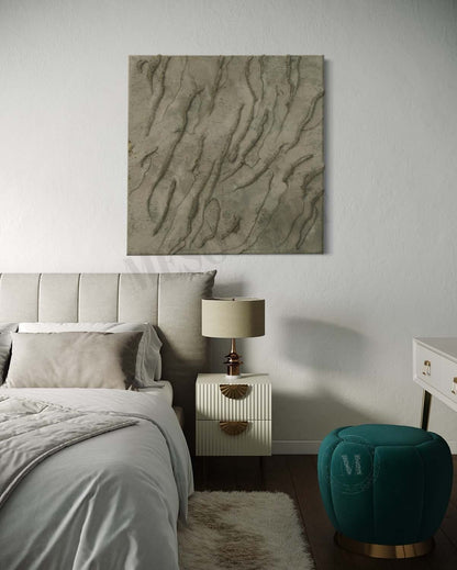 Large 3D Taupe Minimalist Texture Painting Taupe Abstract Canvas Wall Decor Art for Sale