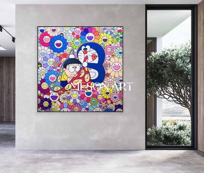 Doraemon Pop Art for Sale Doraemon Pop Canvas Wall Art Doraemon Pop Paintings