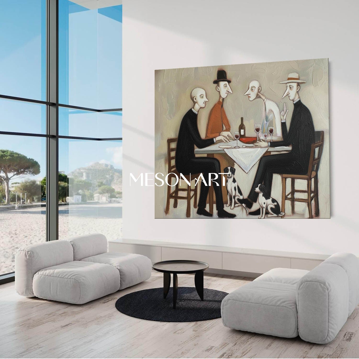 Contemporary Expressionist Art Ready to Hang Custom Modern Wall Decor