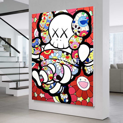 Kwas Pop Portrait Canvas Art Kwas Pop Portrait Abstract Wall Decor Paintings for Sale