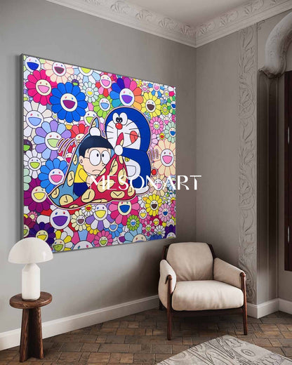 Doraemon Pop Art for Sale Doraemon Pop Canvas Wall Art Doraemon Pop Paintings