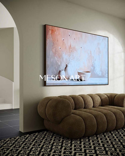 Modern Gray Pottery Jar Still Life Art for Sale Gray Pottery Jar Canvas Wall Art Gray Pottery Jar Still Life Painting