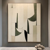 Wabi Sabi Art Canvas Large Beige Minimalist Wall Art Beige Abstract Texture Abstract Oil Painting