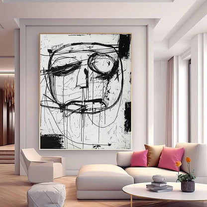 Abstract Graffiti Figure Canvas Art Abstract Graffiti Line Painting Cool Graffiti Art