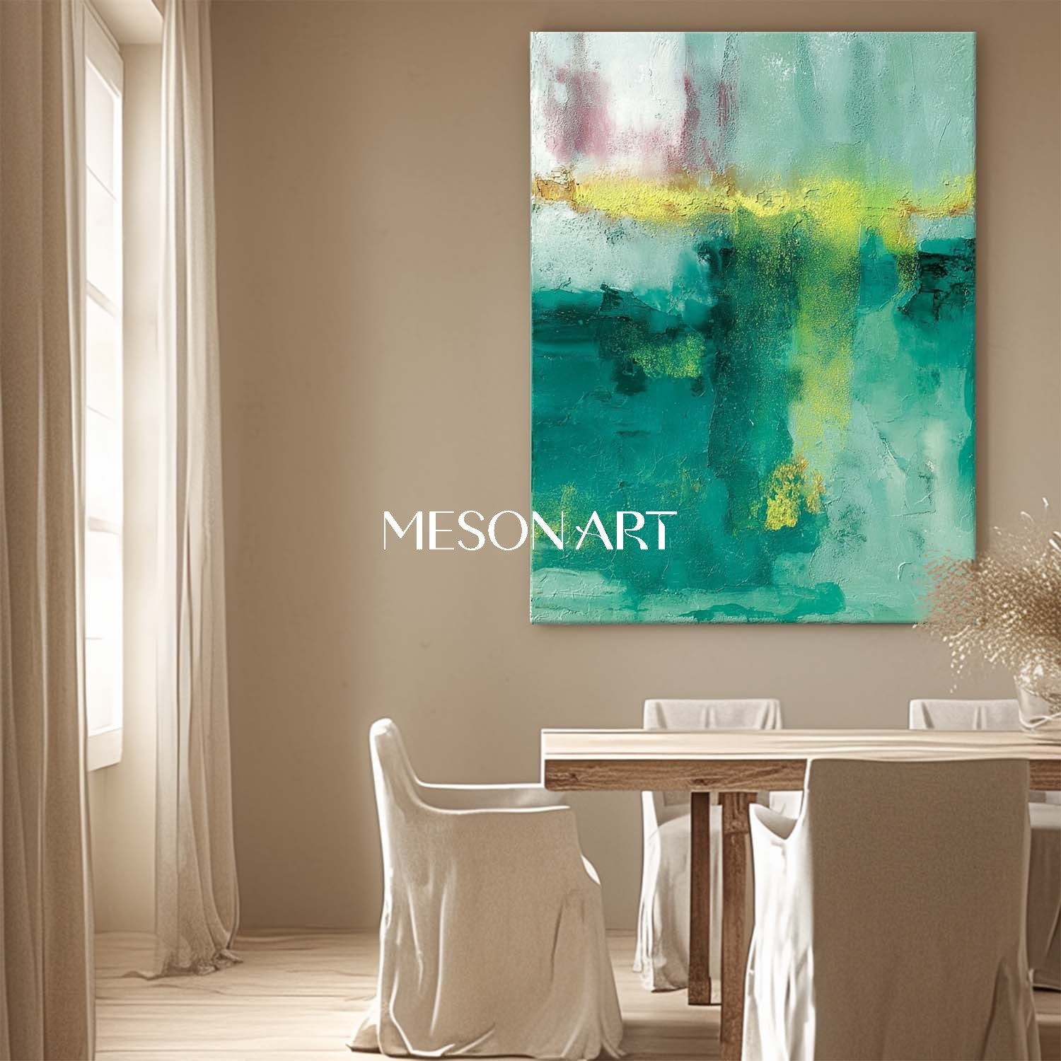 Sage Green Abstract Art for Sale Sage Green Wall Decor for Entrance Hall