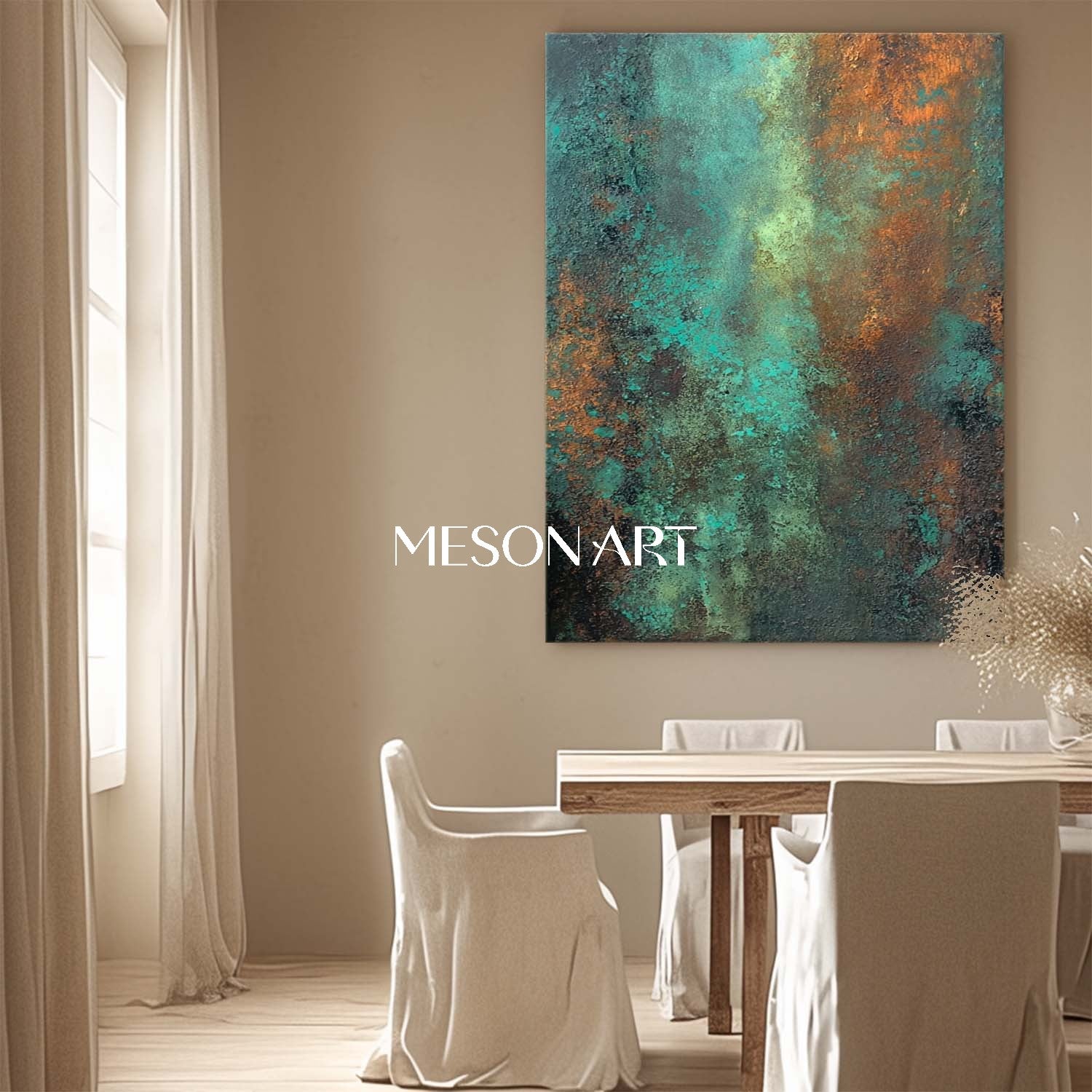 Bronze Abstract Art for Sale Bronze Living Room Canvas Wall Decor