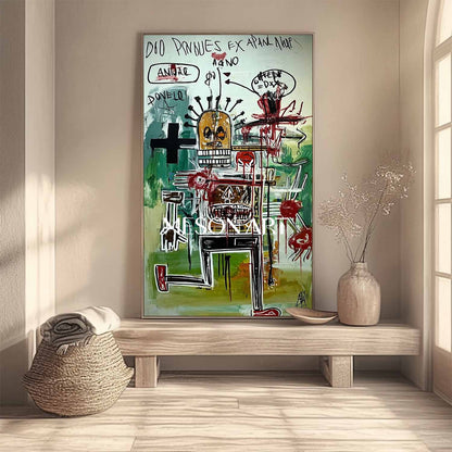 Buy Contemporary Abstract Expressionist Green Wall Art Urban Painting
