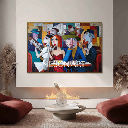 Pop Art Wall Art – Bold and Colorful Canvas for Restaurant Interiors