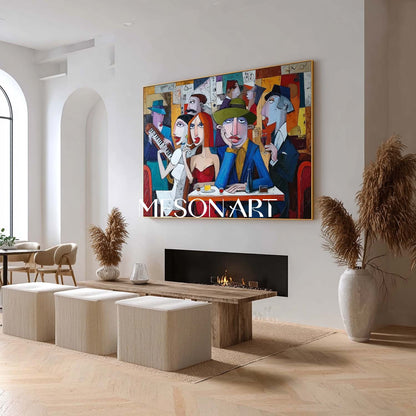 Pop Art Wall Art – Bold and Colorful Canvas for Restaurant Interiors