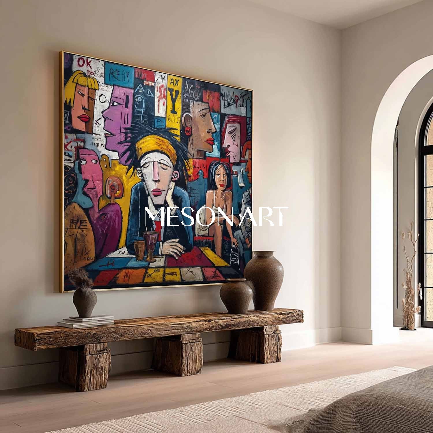 Pop Art Canvas for Restaurants – Colorful Wall Art for Dining Spaces