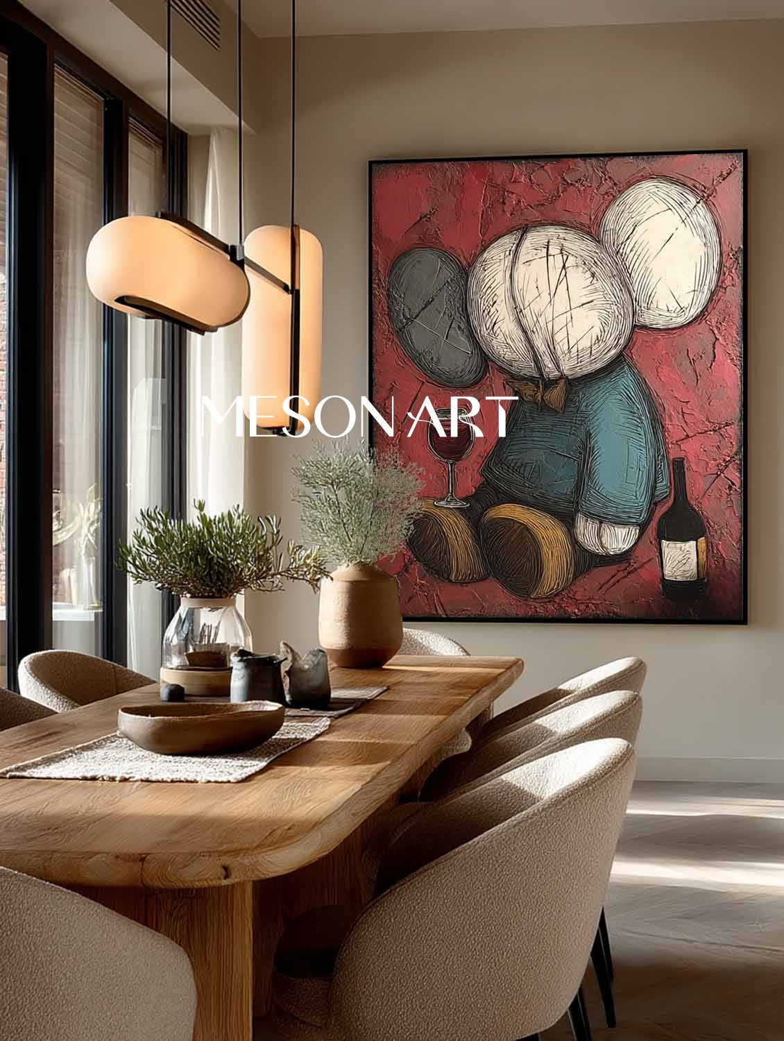 Large Burgundy Red Wine Abstract Texture Painting Burgundy Red Wine Abstract Canvas Wall Art