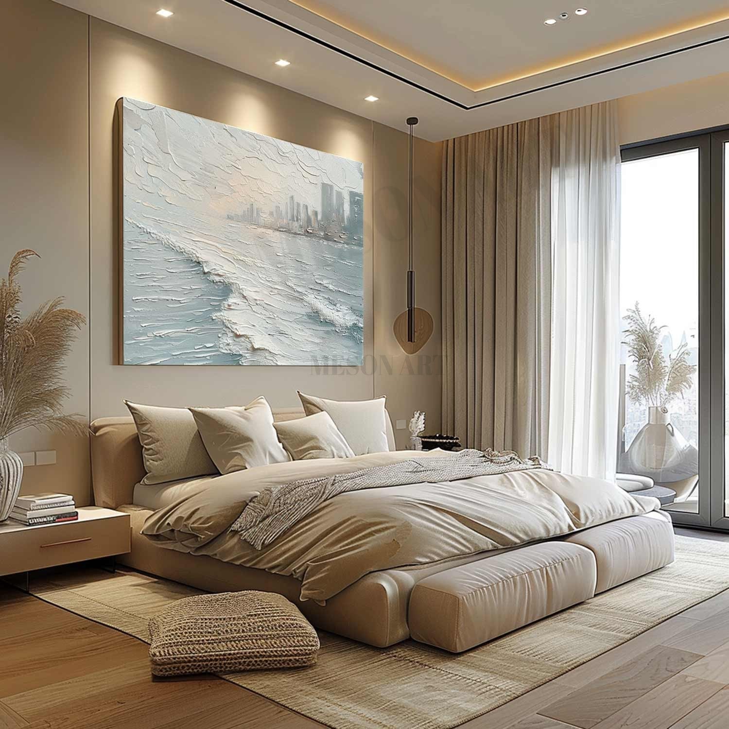 Victoria Harbour Canvas Art Hong Kong Victoria Harbour City Wall Art Seaside City Painting