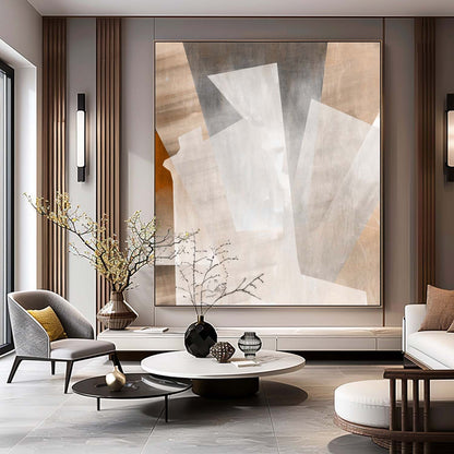 Large Modern Minimalist Abstract Canvas Wall Art Modern Abstract Oil Painting Office Decorative Wall Art