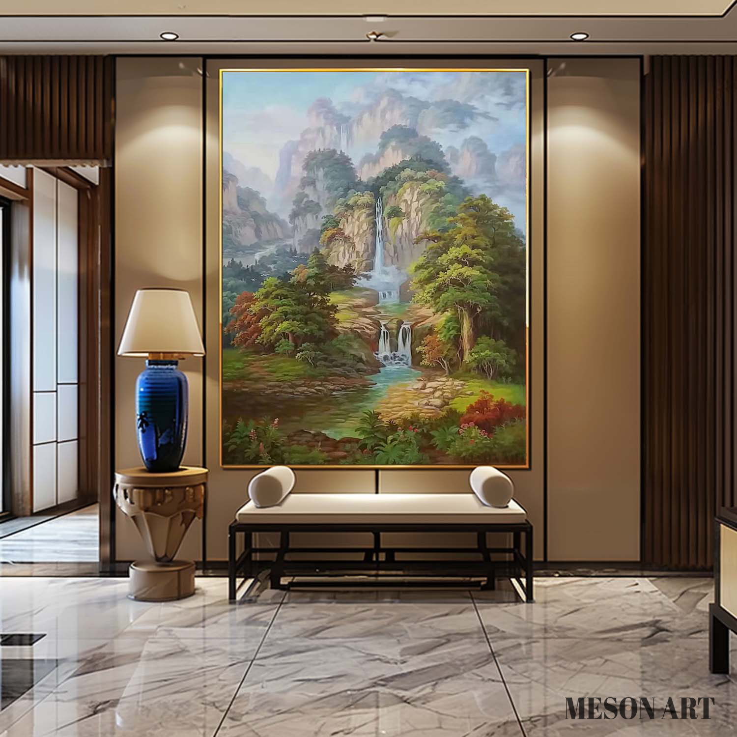 Hyperrealistic Landscape Oil Painting Hyperrealistic Landscape Canvas Wall Art Decor Landscape Art for Sale