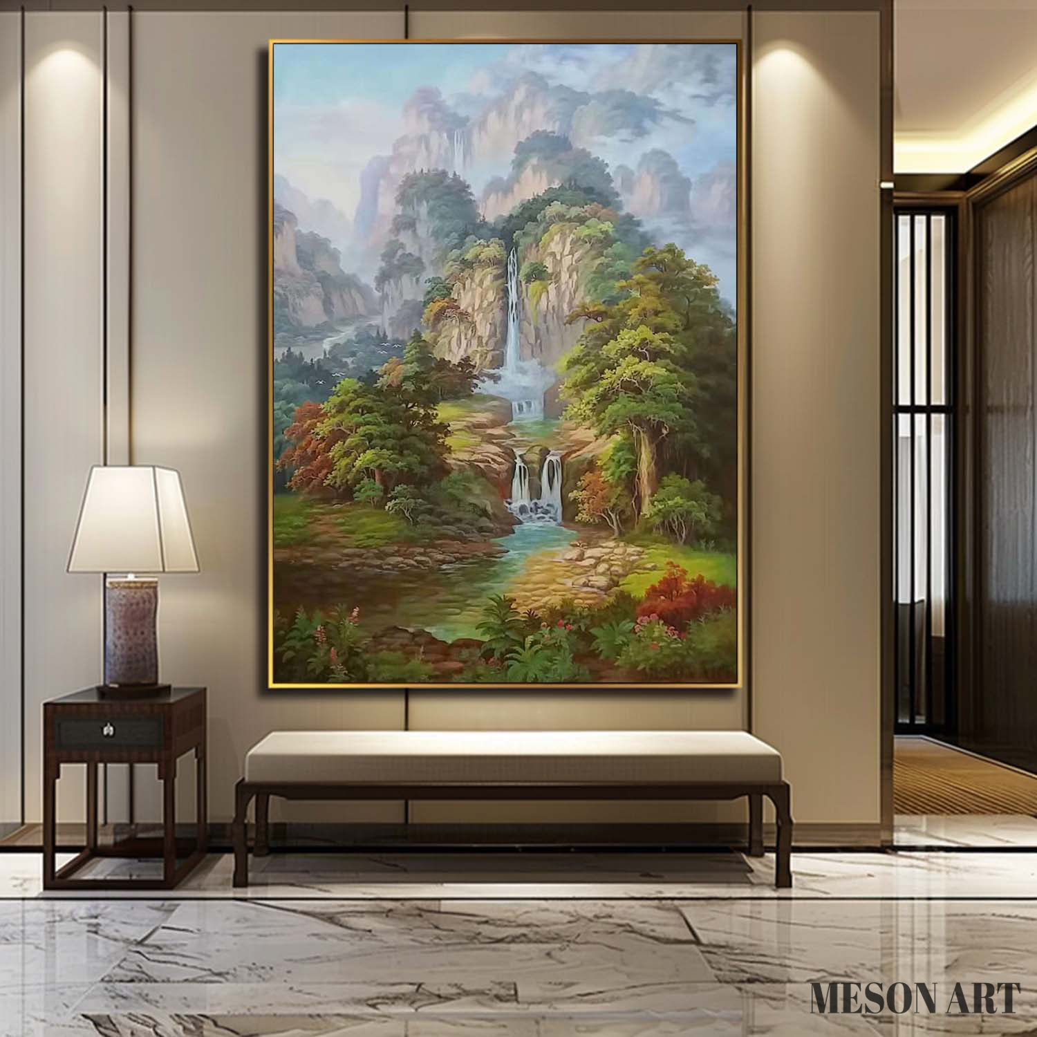 Hyperrealistic Landscape Oil Painting Hyperrealistic Landscape Canvas Wall Art Decor Landscape Art for Sale