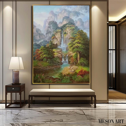Hyperrealistic Landscape Oil Painting Hyperrealistic Landscape Canvas Wall Art Decor Landscape Art for Sale