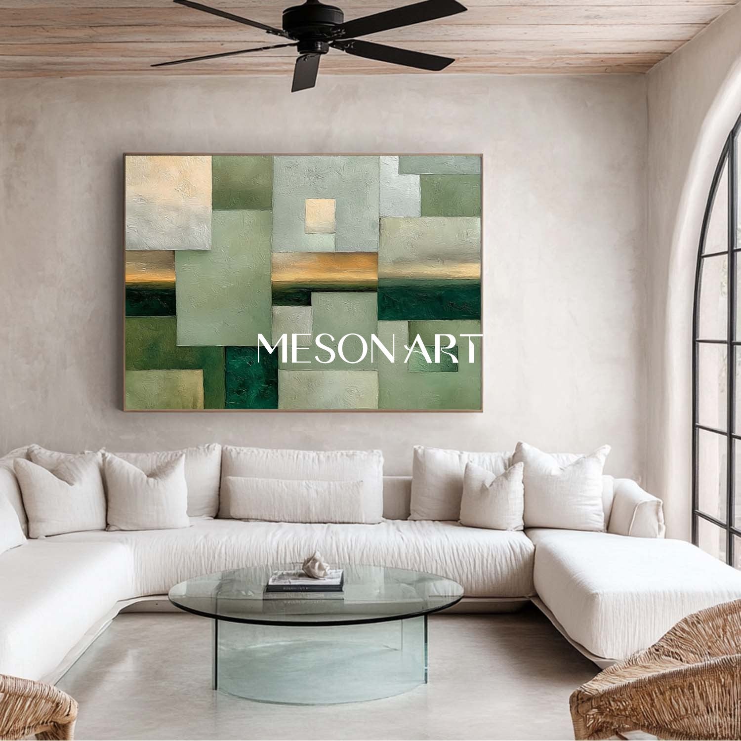 Wabi-sabi wall art brown abstract landscape painting nature canvas wall art decor for sale