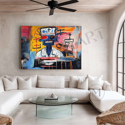 Doctor Graffiti Abstract Art Canvas For Sale Hospital Wall Decor Art Doctor Graffiti Painting