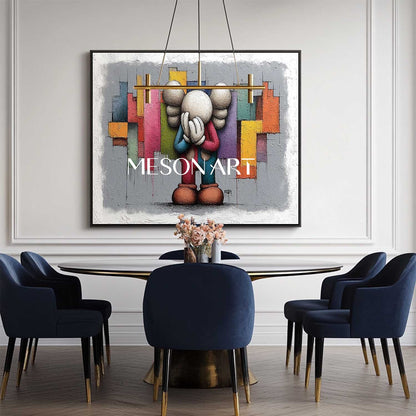 Large Grey and White Abstract Art for Sale Grey and White Abstract Texture Wall Art Decor