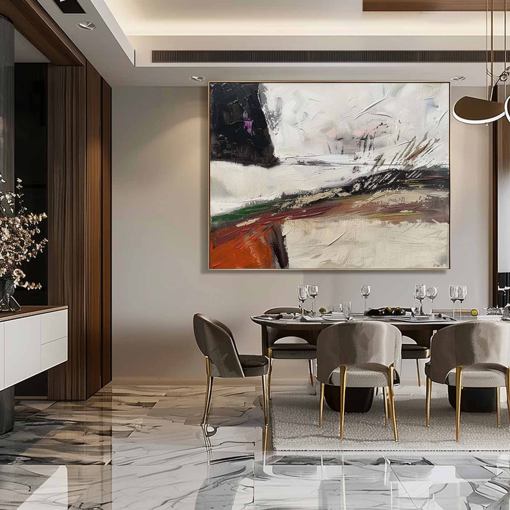 Large Neutral Abstract Canvas Wall Art Wabi Sabi Art Neutral Abstract ...