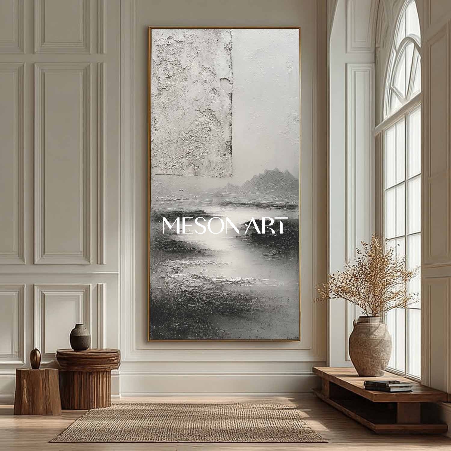 3D Modern Gray Abstract Art For Sale Gray Abstract Entryway Wall Decor