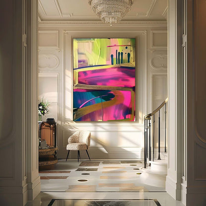 Colorful Abstract Art for Sale Colorful Textured Abstract Canvas Wall Art Colorful Abstract Oil Painting for Living Room